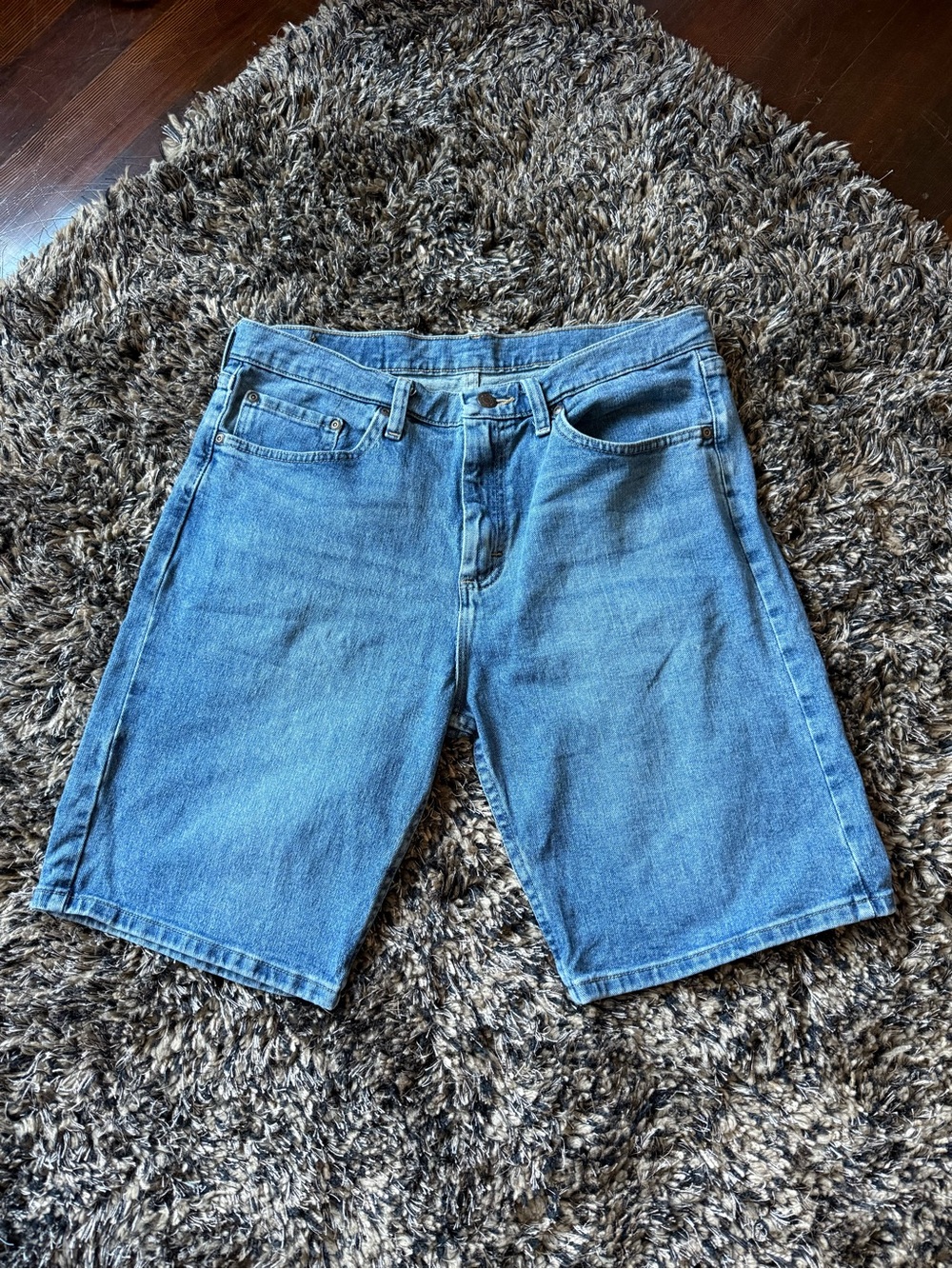 Wrangler Light Blue Denim Jean Shorts